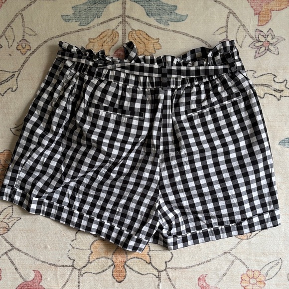 a new day Black and White Checkered High Waist Shorts - Picture 3 of 3
